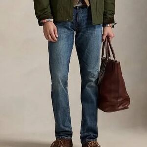 NWT Polo Ralph Lauren 34 Old Money Indie Sleeze Varick Slim Straight Jeans
